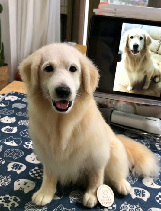 Custom Full-Body Pet Portrait 20 cm/8 inches (Suitable for All Cat and Dog Breeds)