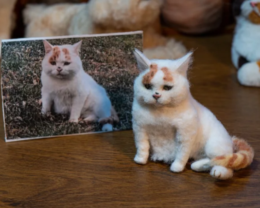 Custom Full-Body Pet Portrait 10 cm/4 inches (Suitable for All Cat and Dog Breeds)