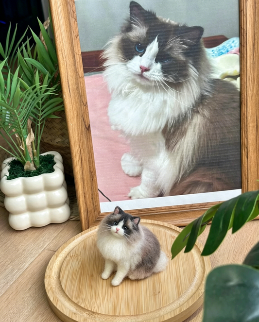 Custom Full-Body Pet Portrait 10 cm/4 inches (Suitable for All Cat and Dog Breeds)