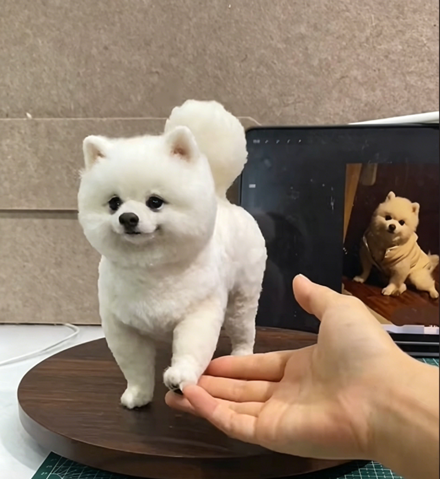 Custom Full-Body Pet Portrait 20 cm/8 inches (Suitable for All Cat and Dog Breeds)