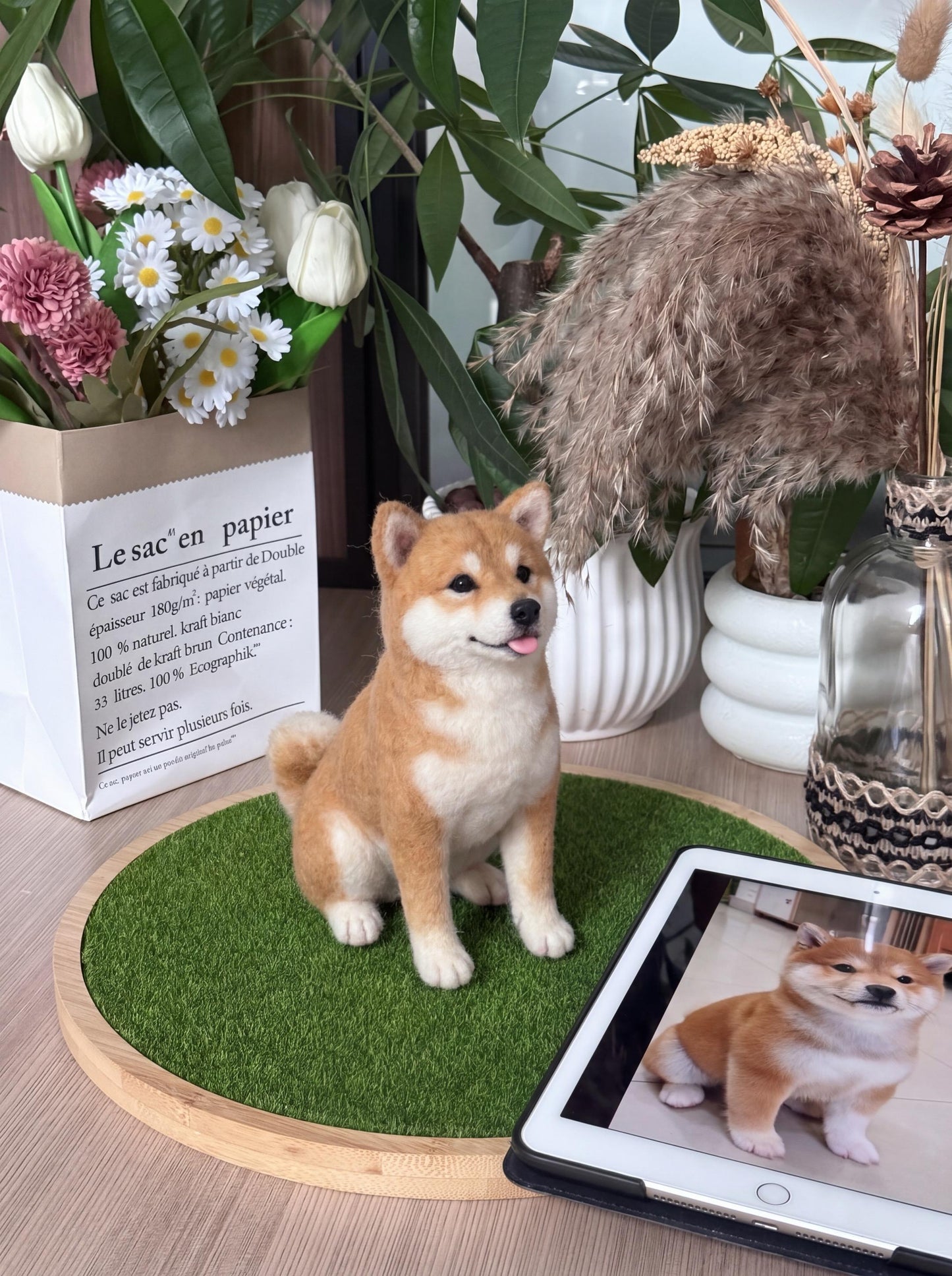 Custom Full-Body Pet Portrait 10 cm/4 inches (Suitable for All Cat and Dog Breeds)