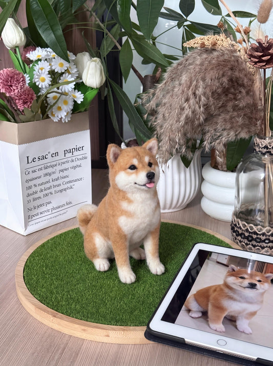 Custom Full-Body Pet Portrait 10 cm/4 inches (Suitable for All Cat and Dog Breeds)