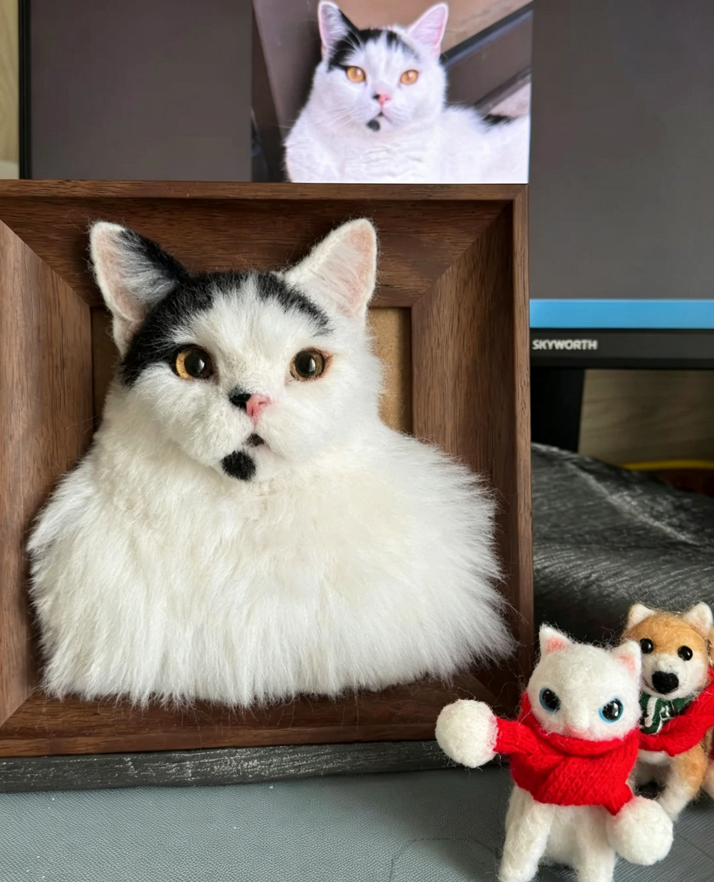 Custom Framed Portrait without Paws (Suitable for All Cat and Dog Breeds)